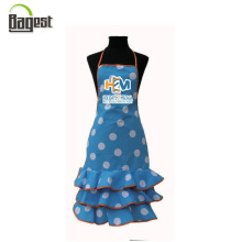 Customize Printed Lady Fashion Design Beautiful Apron